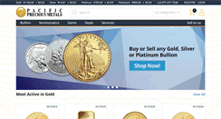 Desktop Screenshot of pacificpreciousmetals.com
